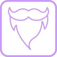 Beard and Moustache II Vector Icon