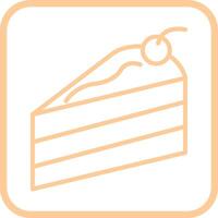 Cake Slice Vector Icon