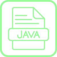 icono de vector de java