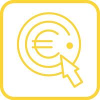 pago por clic icono de vector