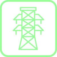 icono de vector de torre de electricidad