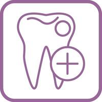 icono de vector de dentista