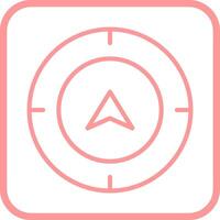 Directional Compass Vector Icon