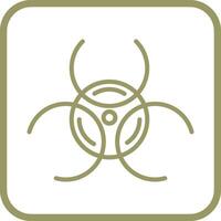 Biological Hazard Vector Icon