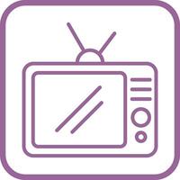 TV Set Vector Icon