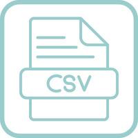 CSV Vector Icon