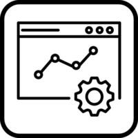 icono de vector de optimización web