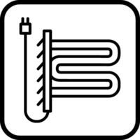 Towel Dryer Vector Icon