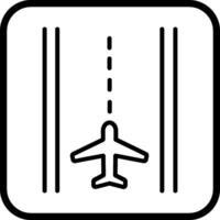 Runway Vector Icon