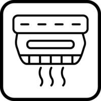 icono de vector de detector de humo