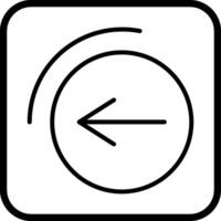 Back Button Vector Icon