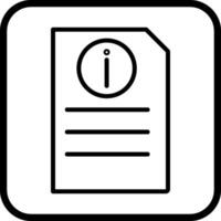 Information Document Vector Icon