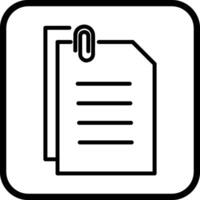 Attached Documents Vector Icon