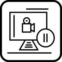 Pause Button Vector Icon
