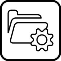 Preferences Folder Vector Icon