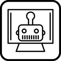 Artificial Bot Vector Icon