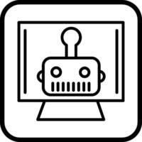 Artificial Bot Vector Icon