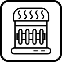 Gas Heater Vector Icon