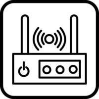 icono de vector de enrutador wifi