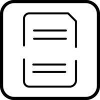 Split Document Vector Icon