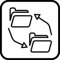 Data Exchange Vector Icon