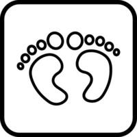 Feet Vector Icon