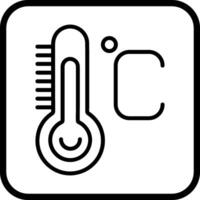 icono de vector de temperatura