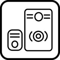 icono de vector de altavoz