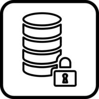 Encrypted Data Vector Icon