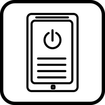 Shutdown Button Vector Icon