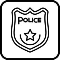 Police Badge I Vector Icon