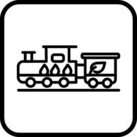 Ecology Train Vector Icon