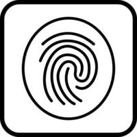 Fingerprint Vector Icon