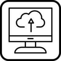 Cloud Backup Vector Icon