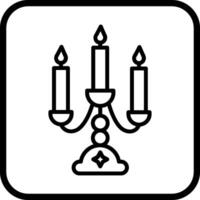 candelero vector icono