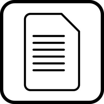 icono de vector de documento