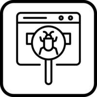 Web Bug Vector Icon