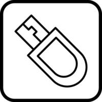 icono de vector de dispositivo usb bitcoin