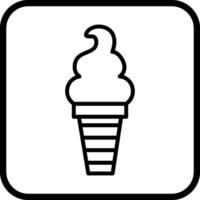 icono de vector de helado