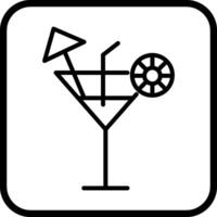 icono de vector de coctel