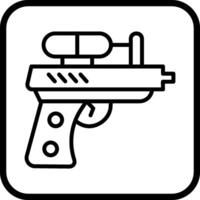 pistola de agua vector icono