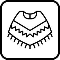 Poncho Vector Icon