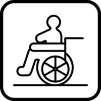 Wheelchair Vector Icon