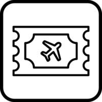 Plane Tickets Vector Icon