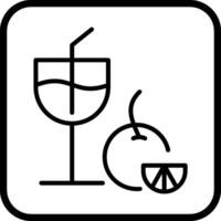 icono de vector de jugo de naranja