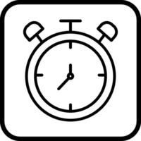 Large Clock Vector Icon