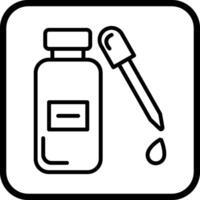 Drops Bottle Vector Icon