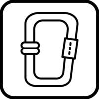 Carabiner Vector Icon