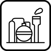 icono de vector de refinería