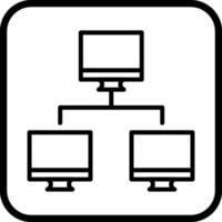 Computer Networks Vector Icon